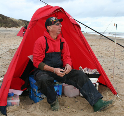 On the beach