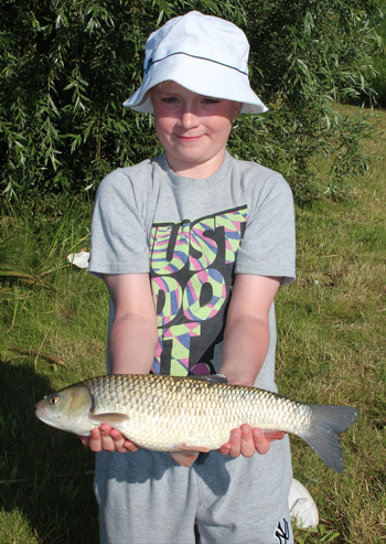 Adam's first ever chub