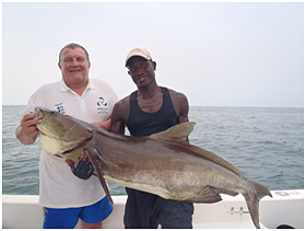 Norman with his big cobia