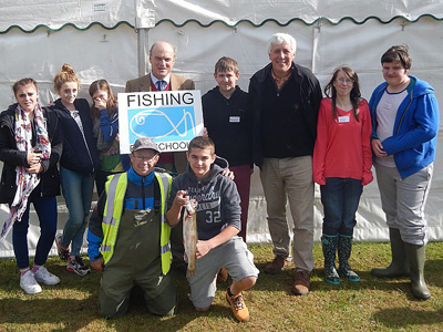 Supporting the excellent Fishing4Schools programme at Sportfish