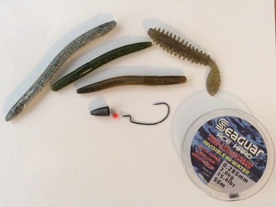  Just add braid and a suitable rod and reel and this little lot will catch plenty of wrasse in the right spots