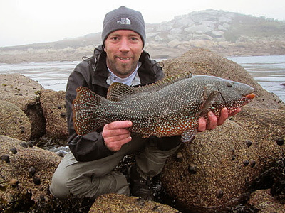 Local expert Del Thompson with a real brute