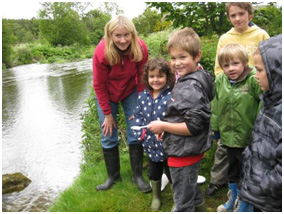 Returning the hatched mayflies