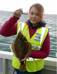 Some excellent plaice were caught