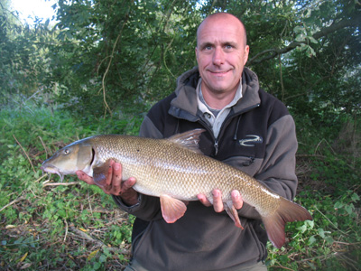 Simon with a 9lb 14oz fish