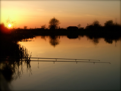 Sunset on the lake