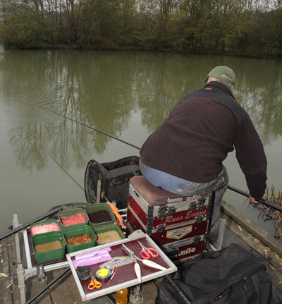 Russ opted to fish Peg 25 on Milton