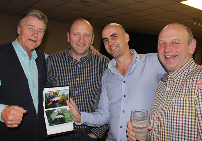 Fred's family at his remembrance evening