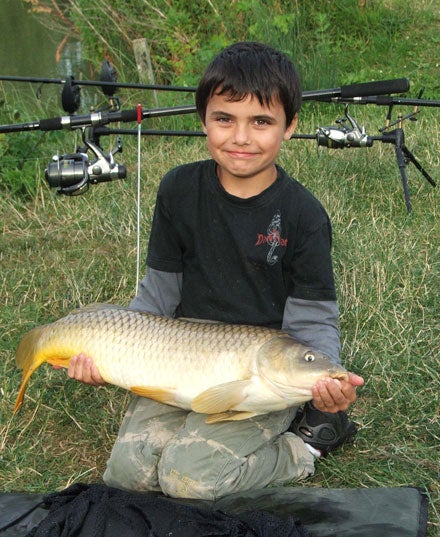 1 and a half Lb common for Jake, fish of the day!