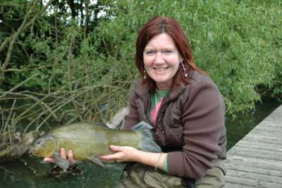 Wendy had two good tench