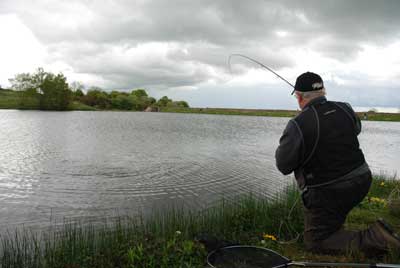 Graham plays a trout