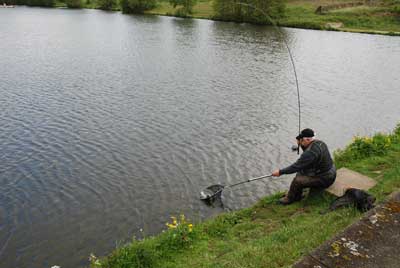 Graham on the dam