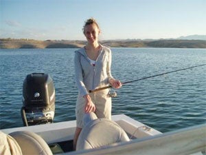 Fishing in the desert, Lake Mead, Las Vegas