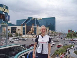 Our hotel was an hour from Lake Mead