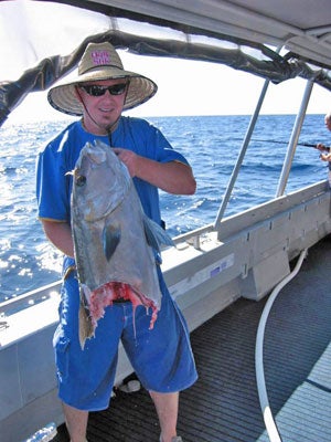 Chomped by a mako shark