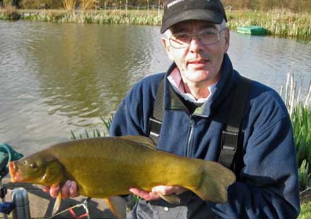 Second heaviest tench at 7.3