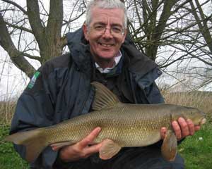 An immaculate barbel of 8lb 13oz