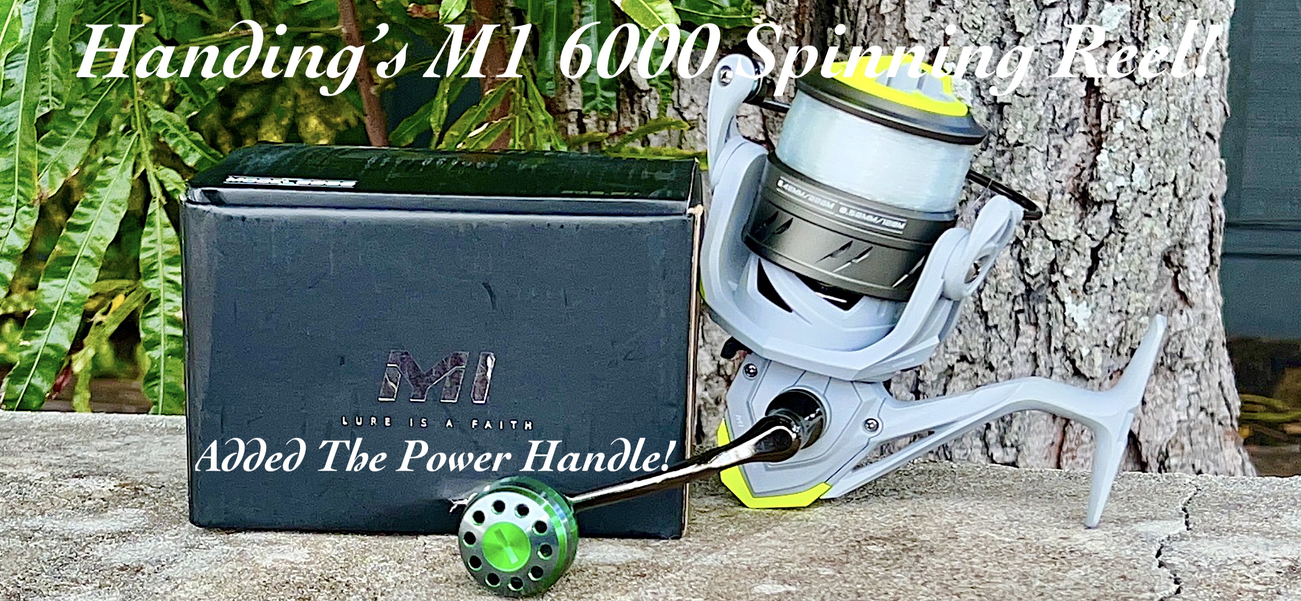 Most Powerful HANDING M1 Spinning Reel! Added a Goture Handle!